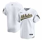 Men's Oakland Athletics Blank White Home Limited Stitched Jersey Dzhi,baseball caps,new era cap wholesale,wholesale hats